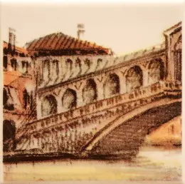 Декор Атем 100x100  Parma Sity Bridge 1 B