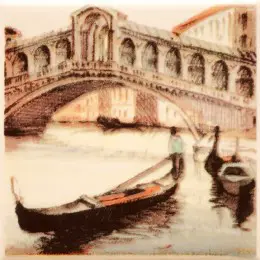 Декор Атем 100x100  Parma Sity Bridge 2 B