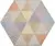 Плитка напольная Атем 346х400 Hexagon R Rain Mix Color , фото 2