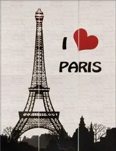 Панно 885х1190 I Love Paris