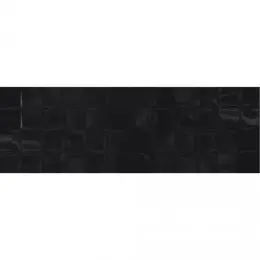 Плитка облицовочная Cersanit 200х600 SIMPLE ART Black Glossy Structure Cubes