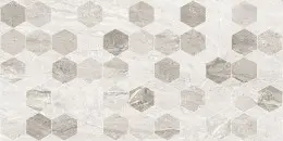 Плитка облицовочная GOLDEN TILE MARMO MILANO Hexagon Серый 8MG151