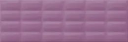 Плитка облицовочная OPOCZNO Vivid Colours Violet Glossy Pillow Structure