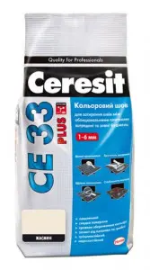 Затирка CERESIT CE-33 PLUS 120 жасмин до 6 мм, 2 кг