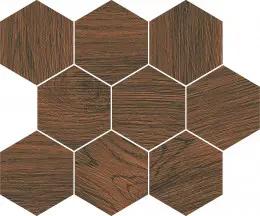 Декор OPOCZNO 280х337 Finwood Ochra  Mosaic Hexagon  (шестиугольник)