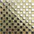 Мозаїка Grand Kerama  шахматка платина - золото рельєф (23х23х6), 945, фото