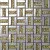 Мозаїка Grand Kerama тріно платина - золото рельєфне (47х15х6), 1087, фото