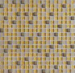 Мозаїка Grand Kerama  мікс металік золото (15х15х6), 506