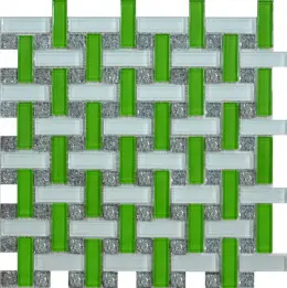 Мозаїка Grand Kerama плетінка зелена (48х15х6), 1081