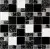 Мозаїка Grand Kerama мікс "Квітка чорна" (3х23х6, 48х4х6), 2233, фото