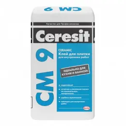 Клей для керамической плитки Standard, CERESIT CM-9 , 25 кг