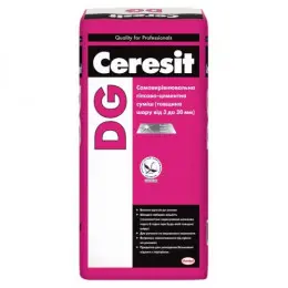 Самовыравнивающая гипсово-цементная смесь Ceresit DG, 25 кг